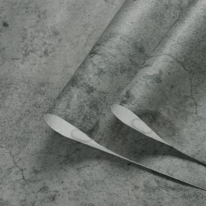 회색 자가 접착 벽지 55cm x 5m 3D 콘크리트 시멘트 질감 두꺼운 무광 방수 가구 필름 비닐 벽 스티커