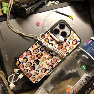 풀스크린 캐릭터 맞춤형 귀여운 창의적인 아이폰 17 에어 16 15 14 13 12 11 프로 XR XS 맥스 7 8 플러스 Y2K 커버