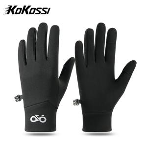 KoKossi 겨울용 폴라 플리스 추위 방지 장갑 터치스크린 논슬립 보온 장갑 야외 러닝 하이킹 사이클링 장갑