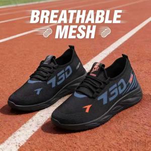 고품질의 패셔너블한 캐주얼 스포츠화, 편안한 러닝화 남성용 경량 야외 통기성 신발