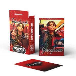 새로운 92피스 K-pop 스타 수집용 포토 카드 스티커, 양면 LOMO 페스티벌 기프트 카드, 엽서, 팬 수집용 카드