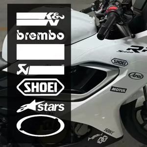 오토바이 개조 레이싱 스폰서 장식 스쿠터 펜더 헬멧 자동차 데칼용 반사 방수 레이저 스티커