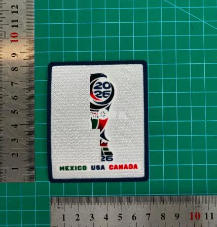 2026 캐나다 축구 예선 패치 좌우 팔 배지 멕시코 열전사 스탬프 미국 암밴드