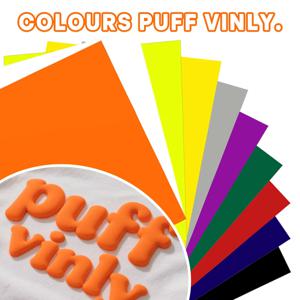 3D 컬러 폼 열전사 비닐 13가지 색상 25cm x 30cm DIY 의류, 액세서리 및 배너용 폼 전사 필름