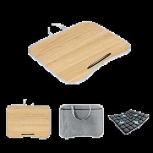 부드러운 베개 쿠션 노트북 랩 데스크 패딩 트레이 휴대용 디자인 다기능 노트북 데스크 폼 입자 충전 하드 마우스 패드