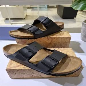 새 상품 디자이너 여성용 클로그 보스턴 슬라이드 남성용 슬리퍼 샌들 슬라이더 스웨이드 가죽 플립플랍 고품질 여름
