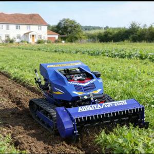 맞춤형 CE EPA 디젤 엔진 플레일 모어 전지형 잔디 절단기 농업용 고무 트랙 원격 제어 로봇