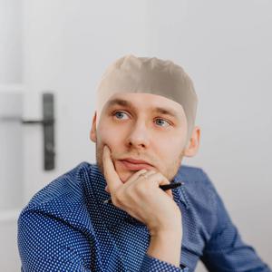 1세트 라텍스 대머리 가발 성인용 어린이용 코스프레 할로윈 의상 파티 영화 무대 메이크업 액세서리 생생한 피부톤