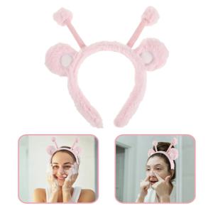 꿀벌 머리띠 만화 동물 귀 헤어 후프 여성용 폼폼 안테나 포함 소녀 할로윈 코스튬 파티 액세서리 꿀벌