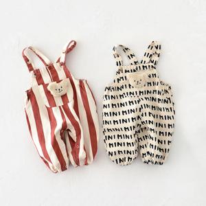 MILANCEL 아기 Rompers 줄무늬 아기 전체 곰 인형 유아 소녀 점프 슈트 소년 옷