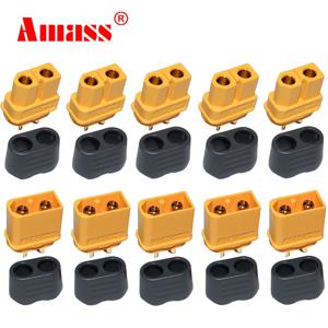 10 PCS Amass XT60 여성 및 남성 커넥터 플러그 XT60 커넥터 XT60H RC Lipo 배터리 Rc 드론 비행기 액세서리 도매
