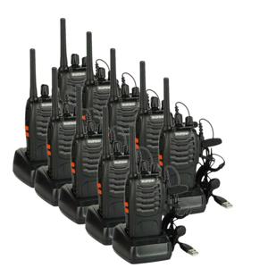 Baofeng BF-888S PMR446/Baofeng BF-88E PMR446 업데이트 버전, 888S 라이센스 없는 양방향 라디오 장거리 워키토키, 1-10 개