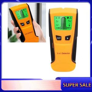 3 in 1 벽 금속 탐지기 깊이 전문 금속 나무 스터드 AC 전압 라이브 와이어 감지 벽 스캐너 전기 박스 파인더