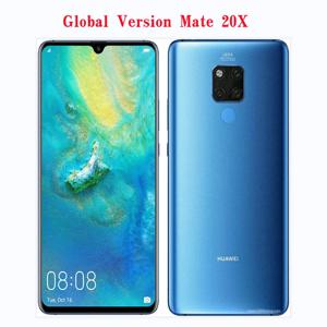 글로벌 버전 98% 새 HUAWEI Mate 20X 스마트폰 7.2인치 전체 화면 2244x1080 Kirin 980 옥타 코어 5000 mAh