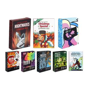 Unstables Expode Kittens Unicorns Board  Unstable Expode 새끼 고양이 유니콘 보드, 영어 가족 파티 확장, 기본 악몽, 크리스마스 클래식 보드 게임