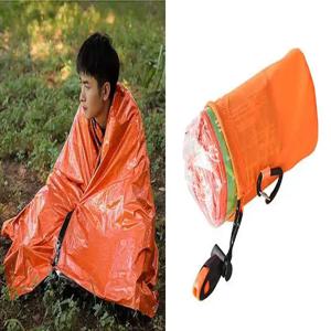 응급 비상 침낭 세트 오렌지/생존 은박 담요 생존키트