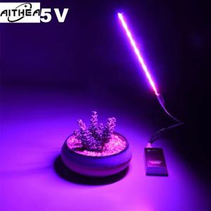아이테아 플렉시블 호스 실내 온실용 피토 USB 램프 5V LED 풀 스펙트럼 성장등 (다육식물, 묘목, 수경재배 조명용)