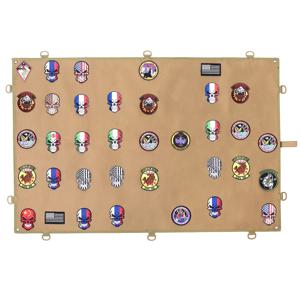 사냥 전술 패치 디스플레이 보드 매직 스티커 배지 보관 디스플레이 포스터, 전술 액세서리