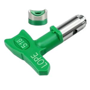 타이탄/바그너/에어리스 페인트 스프레이 건 등에 사용되는 에어리스 팁 저압 타입 노즐 그린 스프레이어 310/516/410/208