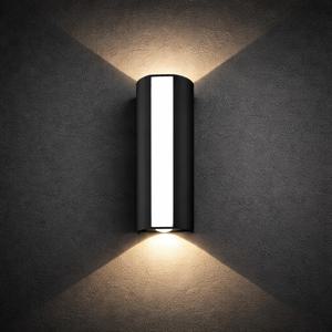 1PCS LED 벽 램프 AC85-265V 실내 야외 벽 조명 10W 방수 욕실 베란다 주방 침실 복도 거실