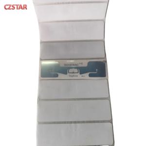프로모션 100pcs smartrac dogbone wet inlay 종이 라벨 uhf 장거리 rfid 태그 impinj monza r6 epc gen2 패시브 uhf rfid 태그