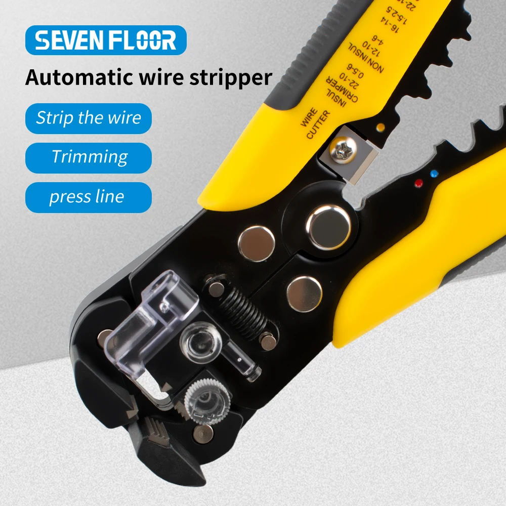 다기능 수공구 전문가용 전기기사 와이어 플라이어 케이블 와이어 스트리퍼 커터 크림퍼 자동 크림핑 스트리핑 도구