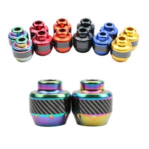 2Pcs 알루미늄 합금 오토바이 충돌 방지 장치 스쿠터 휠 프론트 포크 프레임 떨어지는 보호 패드 슬라이더 모토 외관