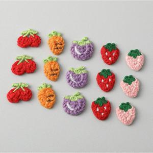 30PCS 미니 과일 자수 매칭 천 스티커 Bookbag 의류 신발 및 양말 diy 장식 스티커 티셔츠 바지 홀