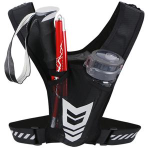 초경량 러닝 조끼 (휴대폰 포켓, 물병 홀더 포함) 통기성 하이드레이션 팩 (야외 사이클링, 하이킹, 트레일용)