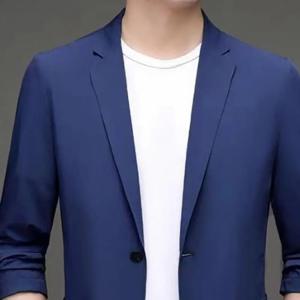 2025 M-4XL 남성 정장 재킷 라펠 긴소매 싱글 브레스티드 수트 재킷 솔리드 컬러 포켓 비즈니스 정장 재킷 워크웨어