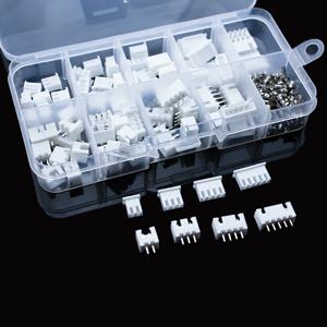 230 PCS 2/3/4/5p 2.54mm 암수 핀 터미널 키트 하우징 핀 헤더 JST XH-2.54 4Value 커넥터 어댑터