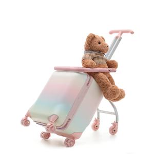 대용량 유니버설 휠 아기 여행 가방 TSA 수하물 스피너는 트롤리 케이스를 장착할 수 있습니다. 걷기 유물