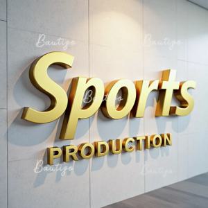 맞춤형 3D LED 백라이트 문자 간판 금속 비즈니스 매장 야외 방수 조명 광고 간판