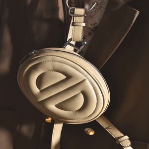 미니 가죽 돼지코 크로스백 여성용 신상 2025 폰백 패셔너블 다용도 웨이스트백 부드러운 인조 내부 안감