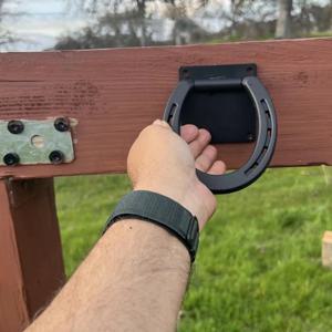 말 고리, 말 고정 고리, 마구간 용품, 확장 나사 포함, 야외 울타리, 마구간, 동물 격리, 목초지용