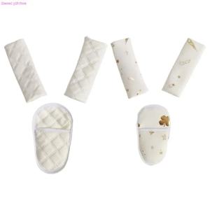 D0JC 조정 가능한 유모차 하네스 가랑이 가랑이 보호기 슬리브 통기성으로 덮개 커버