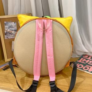 Trendy Large Capacity Cheeseburger Backpack Waterproof Multi-layer Hamburger Backpack Lovely Style School Rucksack School Use