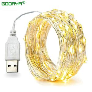 30M 20M 방수 USB LED 조명 스트링 구리선 요정 가랜드 라이트 램프 크리스마스 웨딩 파티 휴일 조명 장식