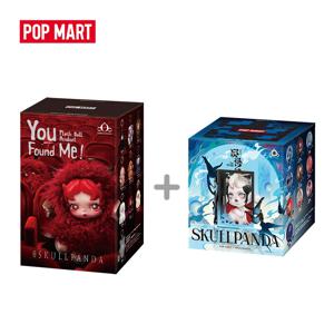 【콤보】팝마트 1개 스컬판다 너는 나를 찾았어! 시리즈 플러시 인형 펜던트 블라인드 박스 + 1개 스컬판다 미라지 시리즈 블라인드 박스