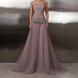 맞춤형 인어공주 이브닝 드레스 바닥 길이 스트랩리스 민소매 프롬 가운 패션 스팽글 백리스 플리츠 드레이프 파티 가운