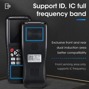 5YOA Fob 프로그래머 NFC 스마트 카드 리더기 라이터 125KHz 13.56MHz RFID 복사기 음성 방송 복사 암호화된 키 X100
