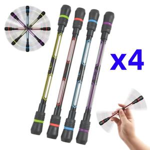 1/2/4/5Pcs 크리 에이 티브 스피닝 펜 핸드 스피너 장난감 릴리스 압력 학생 어린이 고정 플라스틱 회전 쓰기 펜 0.5mm