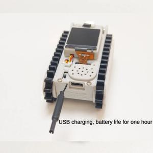 파이프라인 검사 무선 비디오 카메라 장착 자동차 트랙 로봇 제조업체 교육용 Esp32 스캐닝 코드 네트워킹 DIY 프로그램 Toysit