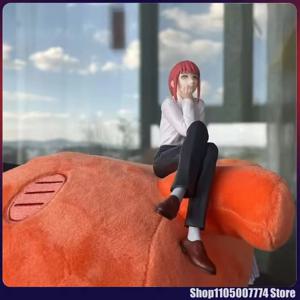 체인소 맨 피규어 마키마 애니메이션 14cm 누들 스토퍼 피규어 모델 장난감 소녀 생일 선물 드롭쉬핑