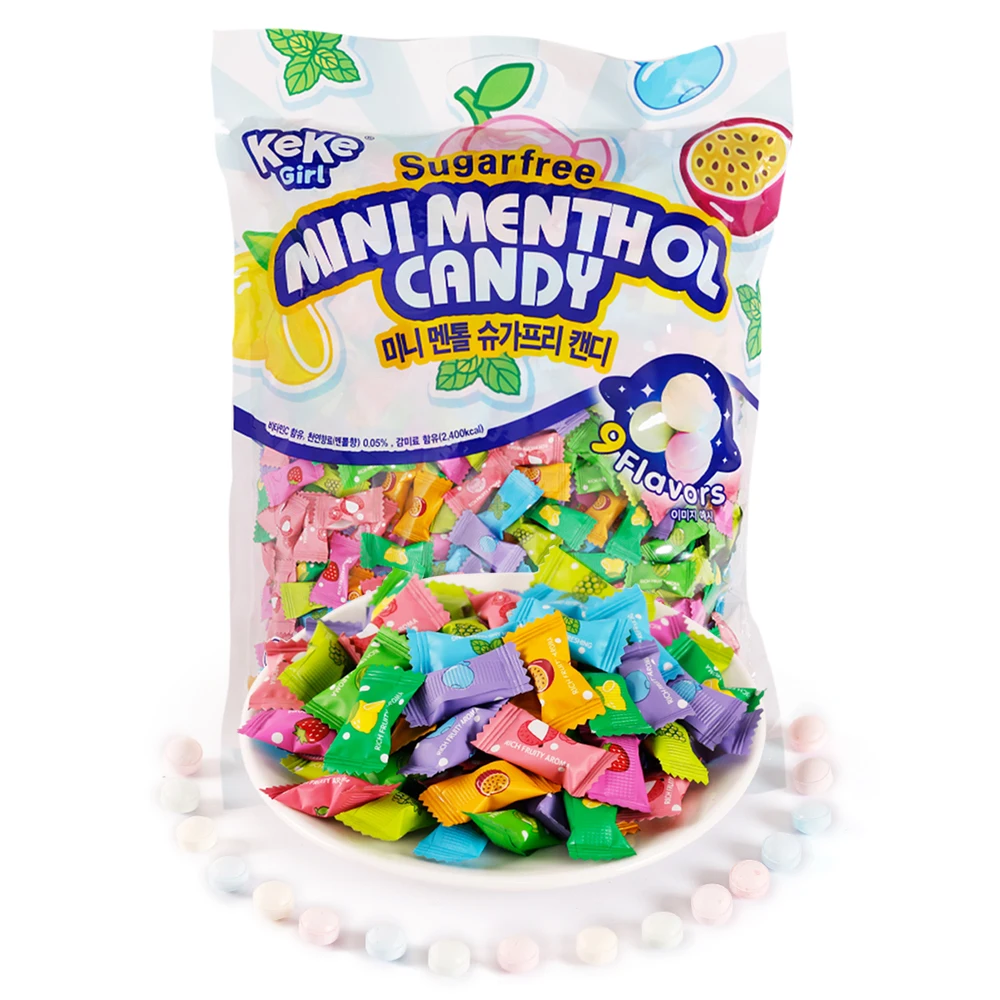 미니 멘톨 슈가프리 캔디 1kg