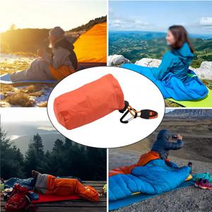 긴급용 침낭 초방수 마일러 열 담요 가벼운 생존용 침낭 캠핑 하이킹용 보온