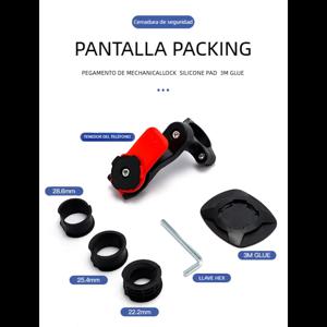 오토바이 및 자전거 휴대폰 거치대 핸들바 브래킷 - 아이폰/안드로이드용 범용, 간편한 설치 및 안전한 그립