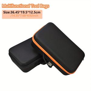 (YY)1개 2025 신형 전동 드릴 보관 가방 하드 케이스 방수 지퍼 가방 경량 공구 케이스 톱 및 수공구용