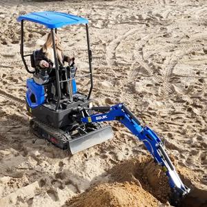 다기능 미니 굴삭기 1톤 1.2톤 1.8톤 2톤 다목적 소형 굴삭기 맞춤형 밀폐형