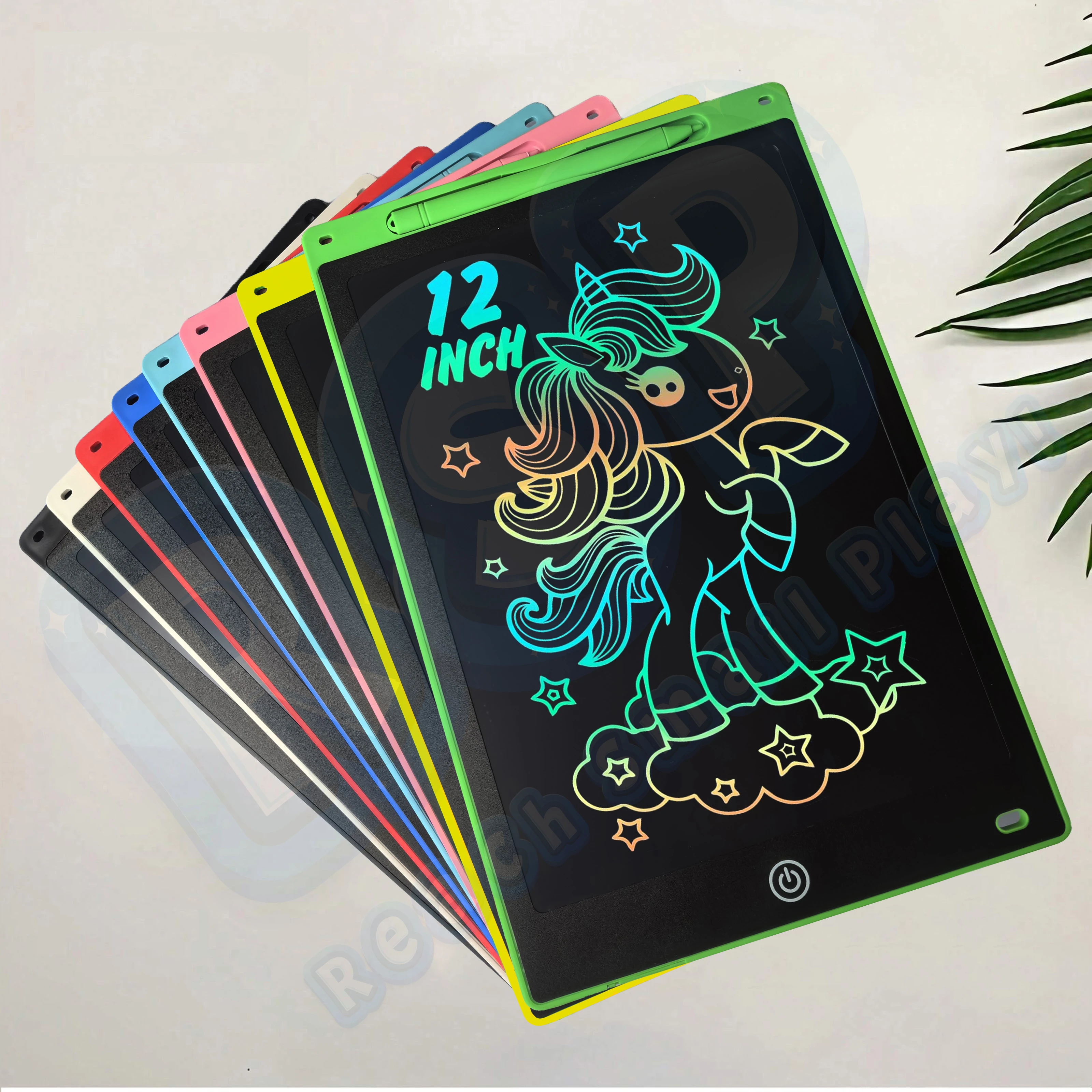 12인치 LCD 쓰기 그리기 태블릿 낙서 보드 디지털 그래픽 테이블 필기 패드 장난감 그리기 태블릿 어린이 칠판 선물